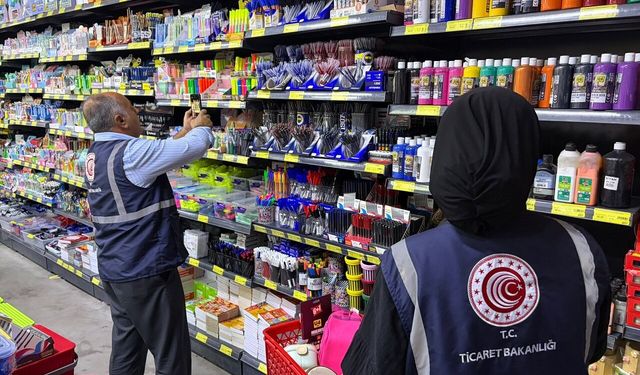 Malatya’da okul alışverişi yapanlar dikkat! Kırtasiye ürünleri tek tek denetleniyor