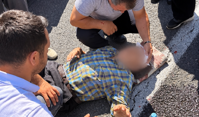 Darende’de Çapa Motoru ile Minibüs Çarpıştı: 1 Yaralı