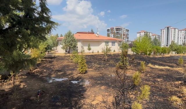 Malatya’da okul bahçesinde yangın paniği! Kuru otlar bir anda alevlere teslim oldu