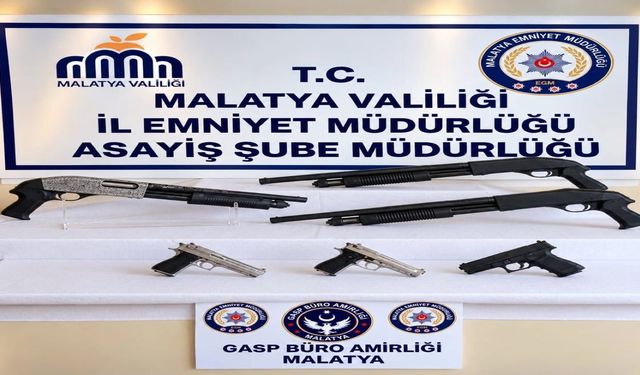 Malatya’da İş Yerleri Kurşunlandı! 5 Şüpheli Tutuklandı