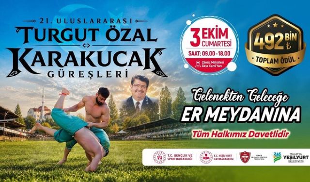 Malatya’da Er Meydanı Kuruluyor! 492 Bin TL’lik Ödül İçin Pehlivanlar Güreşecek