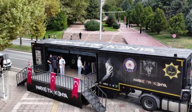 Malatya’da üniversite öğrencilerine uyuşturucu uyarısı: Narko Tır kampüste