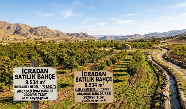 Malatya’da 8 Bin 534 Metrekarelik Bahçe İcradan Satışa Çıkarıldı! Bedeli Belli Oldu