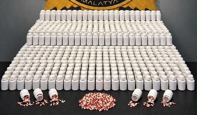 Malatya’da Dev Operasyon! Tam 44 Bin 616 Hap Ele Geçirildi