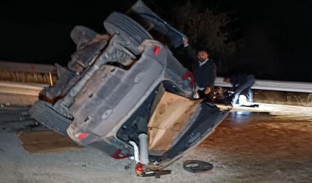 Malatya’da Cip Beton Mikserine Çarptı! 3 Kişi Yaralandı