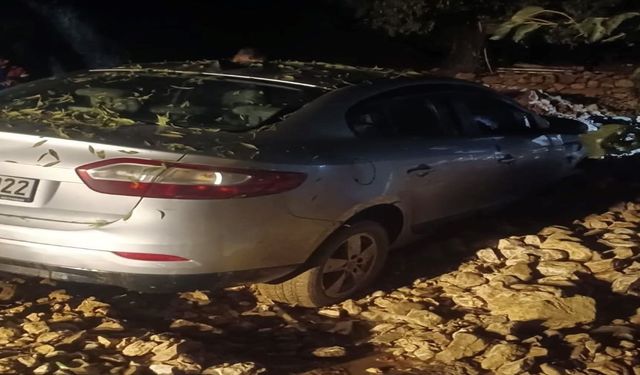 Sel Sonrası Heyelan! Park Halindeki Otomobil Zarar Gördü