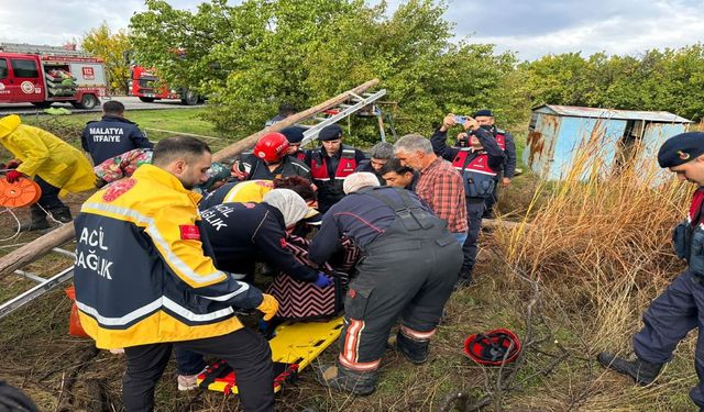 Malatya’da 21 Yaşındaki Genç 25 Metrelik Kuyuya Düştü!