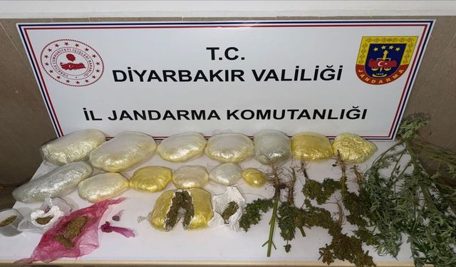 Diyarbakır’da 59 Bin Kök Kenevir ve 109 Kilo Uyuşturucu Ele Geçirildi!