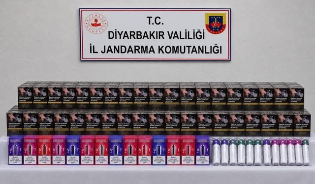 Diyarbakır’da Kaçakçılık Operasyonu! Binlerce Paket Sigara Ele Geçirildi