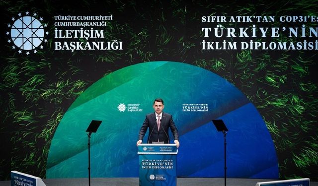 Bakan Kurum’dan COP31 Mesajı: “Şimdi Uygulama Zamanı”