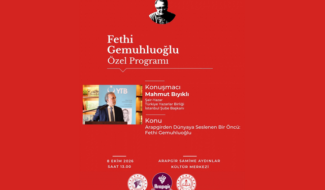Arapgir’de Duygu Dolu Buluşma! Fethi Gemuhluoğlu Vefatının 50. Yılında Anılacak