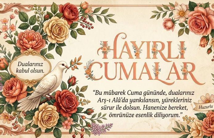 Hayırlı Cumalar! En Güzel Resimli Cuma Mesajları ve Dualar