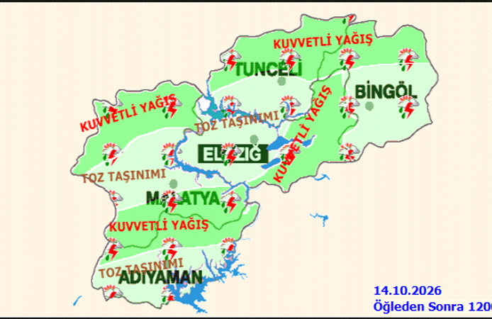 Elazığ’da Gece Soğuğu Kendini Hissettirecek! İşte İlçeler