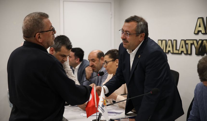AK Parti Malatya’da vatandaşla buluştu: Çözüm için adım adım!