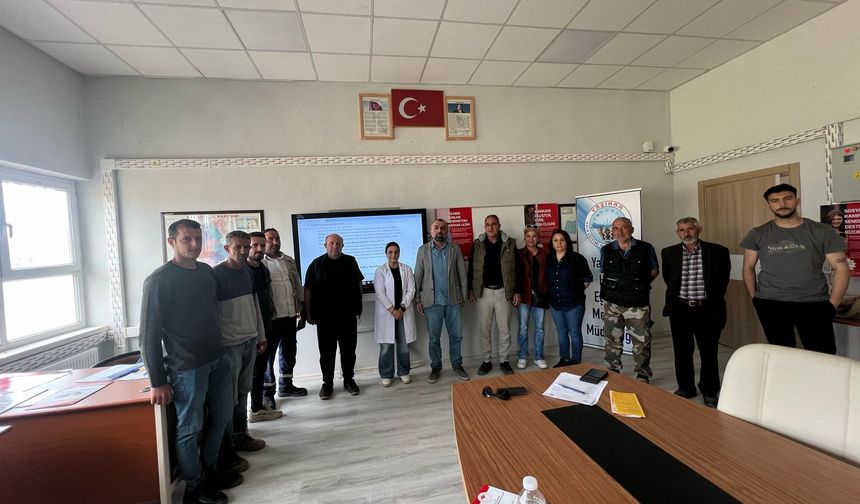 Malatya’da mantar yetiştiriciliği kursu verildi