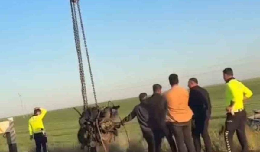 Mardin’de tır devrildi: 1 yaralı