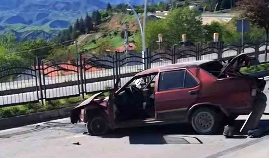 Tunceli’de araç takla attı: 1 yaralı