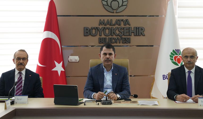 Bakan Kurum geliyor, Malatya'daki çalışmalar ele alınacak