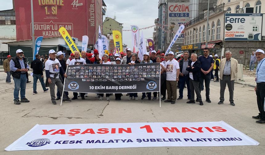 Malatya’da 1 Mayıs coşkusu yaşanıyor!