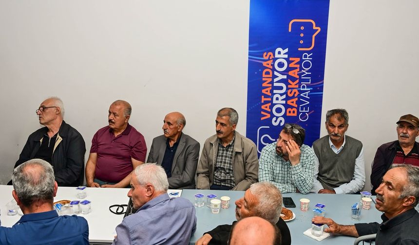 Başkan Er  ve Geçit Tecde’yi dinledi!