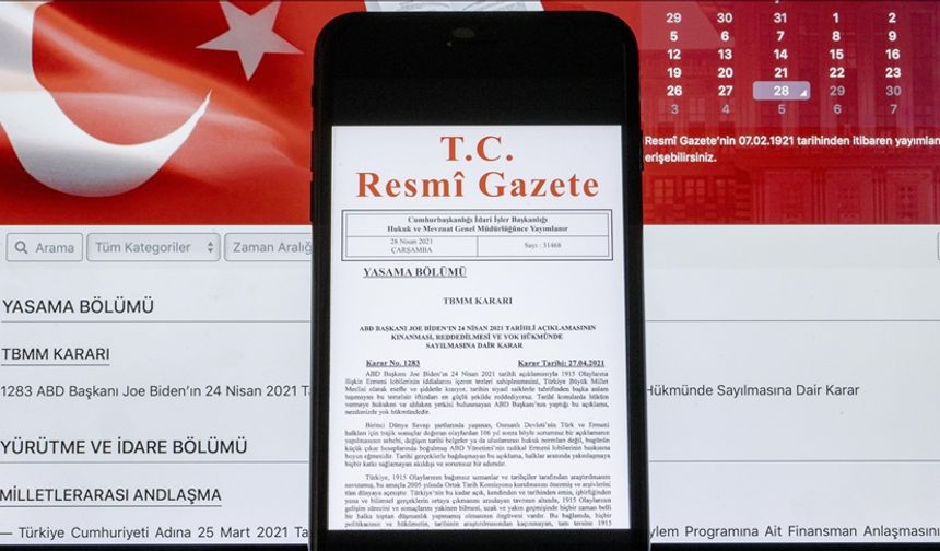 Türkiye'nin imzaladığı 11 antlaşma Resmi Gazete!