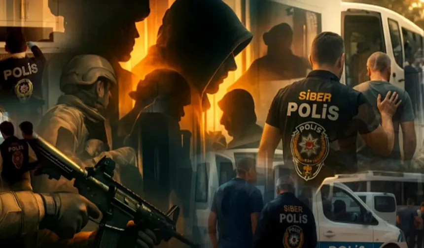 58 İlde Dev Operasyon: 334 Gözaltı, 170 Tutuklama!