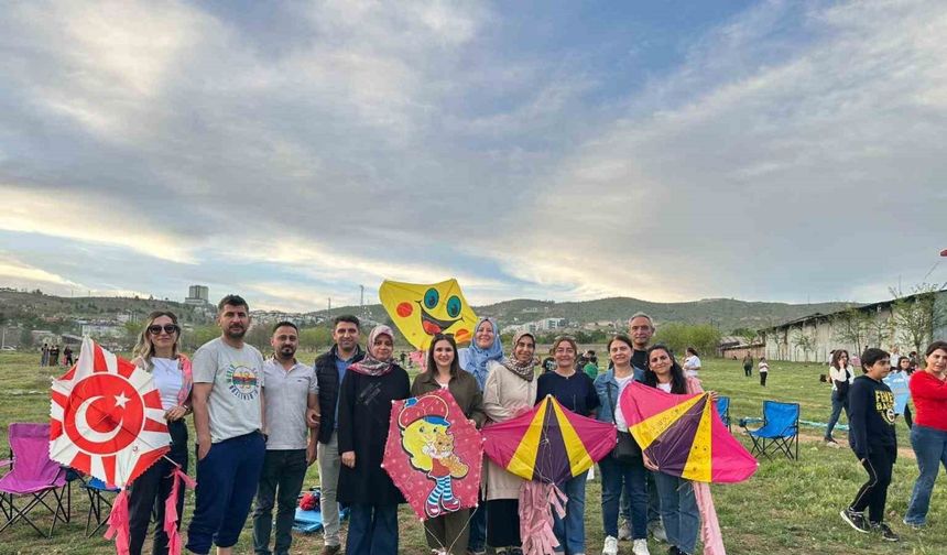 Elazığ’da uçurtma şenliğine büyük katılım!