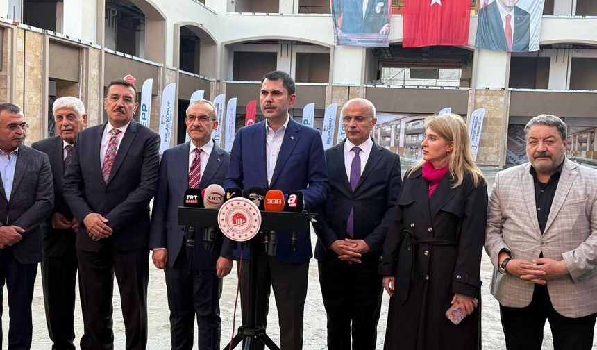 Bakan Kurum: 55 bin konut, 10 bin iş yeri, 13 bin köy evi yıl sonunda bitecek