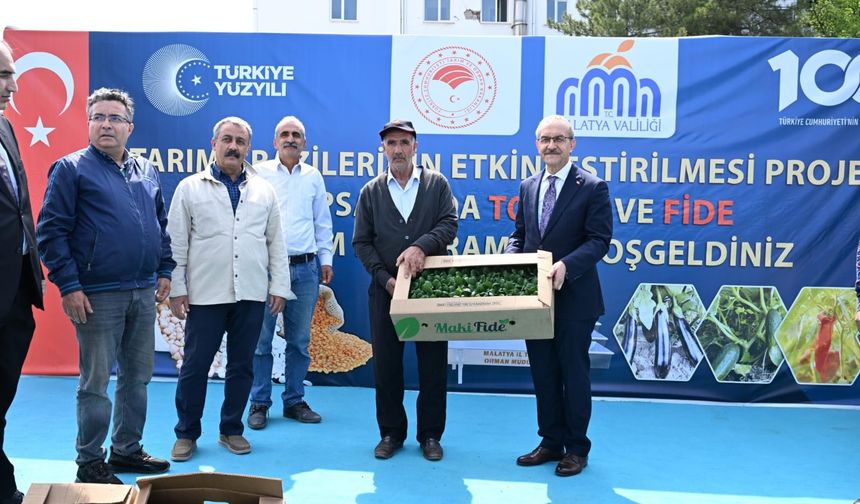 Zirai don mağduru Malatya’ya 1 milyon 852 bin adet destek!