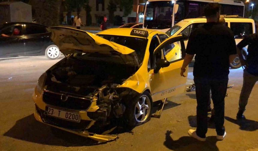Elazığ’da trafik kazası: 1 yaralı