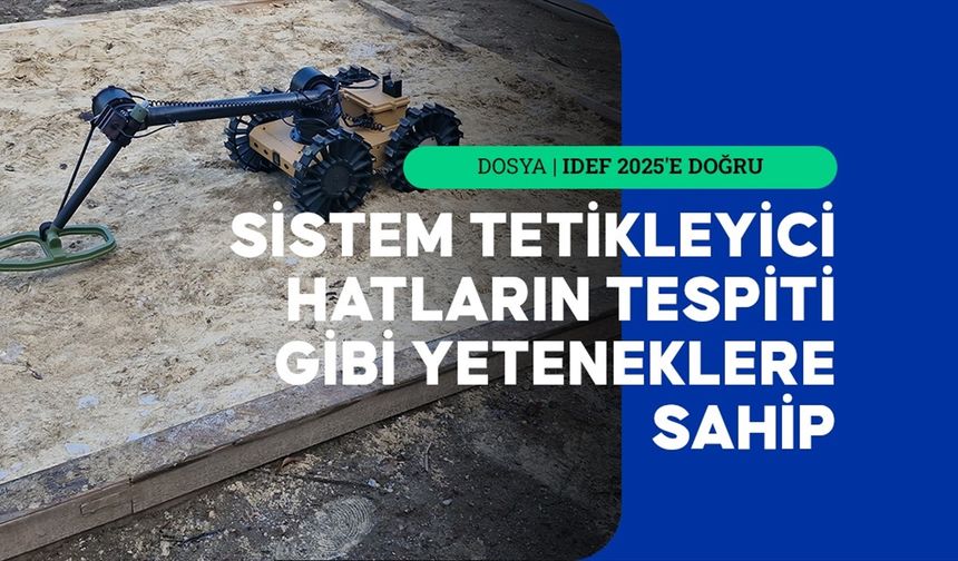 Mayın avcı robotu göreve hazırlanıyor
