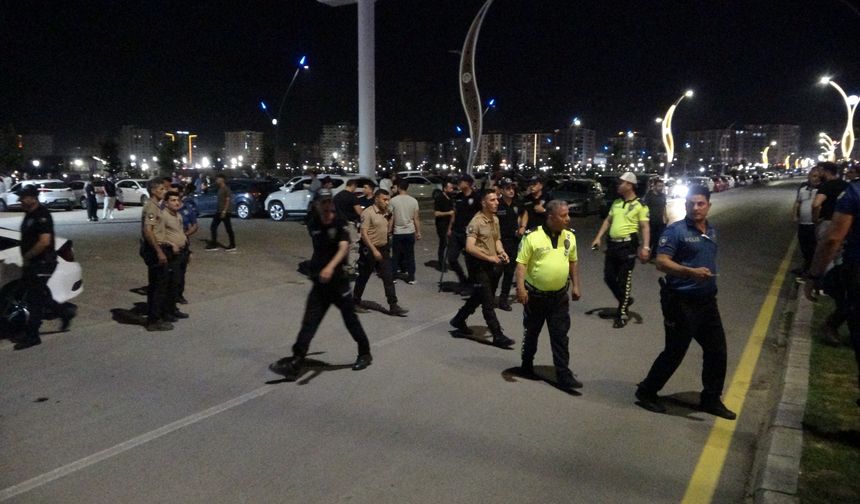 Malatya’da asker uğurlamasında polise mukavemet!
