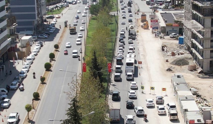 Adıyaman’da trafik çilesi