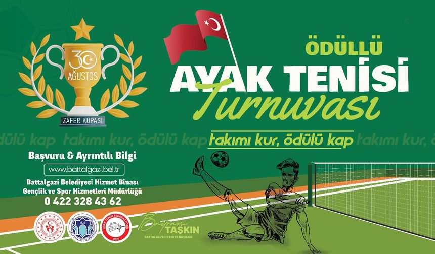 8 bin TL Ödüllü Turnuva Malatya’da Başlıyor!