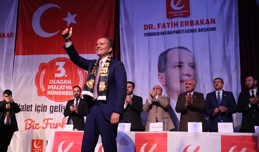YRP Malatya Kongresinde Deprem Vurgusu: “Ticaret Durma Noktasına Geldi”