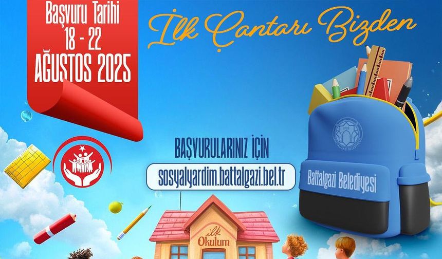 Battalgazi’de Öğrencilere Ücretsiz Kırtasiye Desteği