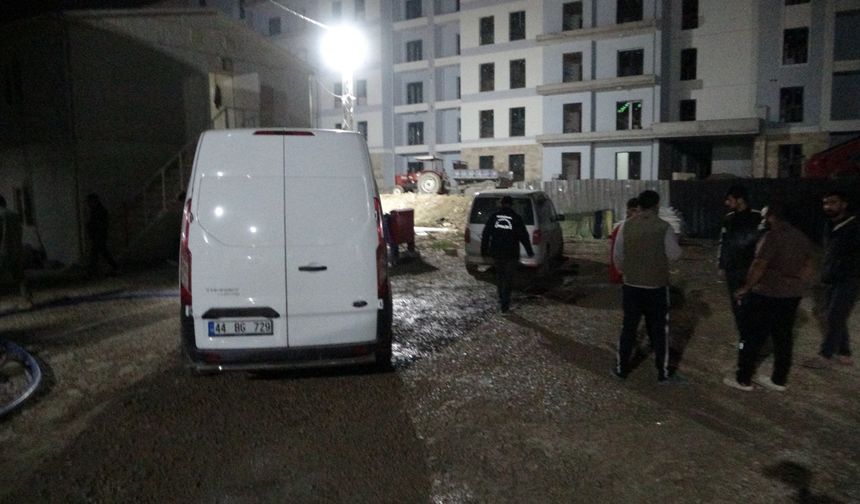 Malatya’da şantiyede rahatsızlanan işçi öldü