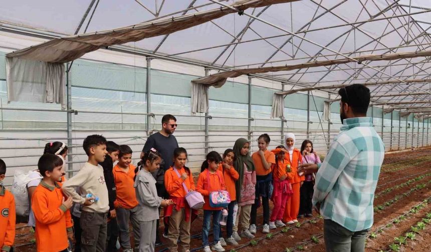 Şanlıurfa’da öğrenciler doğa ve tarımla buluşuyor