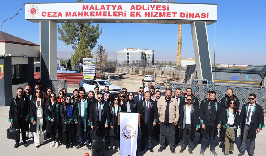 Malatya’da Genç Avukatlardan ücret tarifesine tepki!
