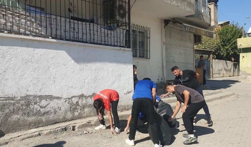 Cudi mahallesinde kapsamlı temizlik!