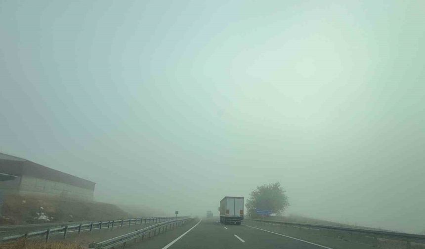 Diyarbakır’da sis etkili oldu