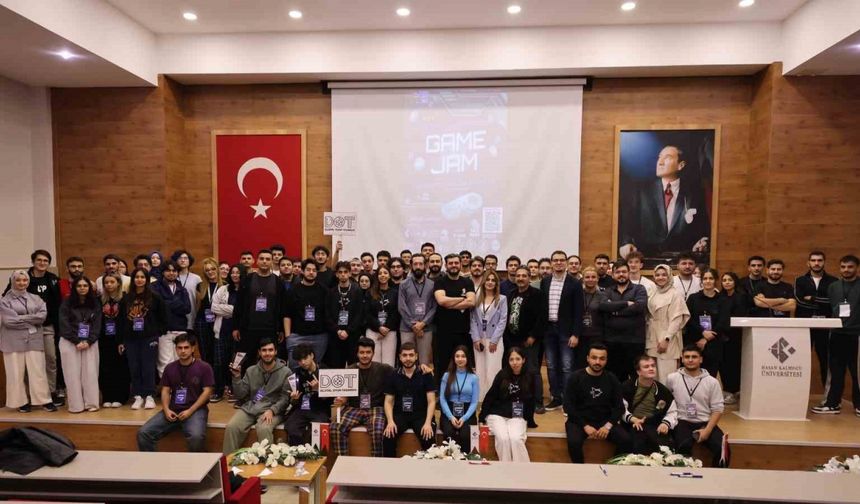 "HKÜ Game Jam 2025"te 120 oyun geliştiricisi buluştu