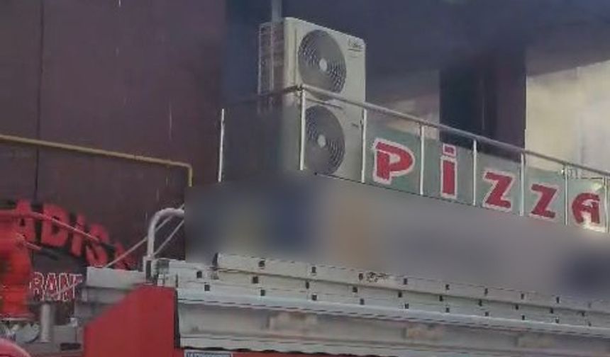 İş yerinde çıkan yangın paniğe neden oldu