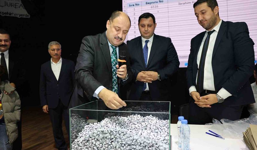 90 personel alımı için kura çekimi yapıldı