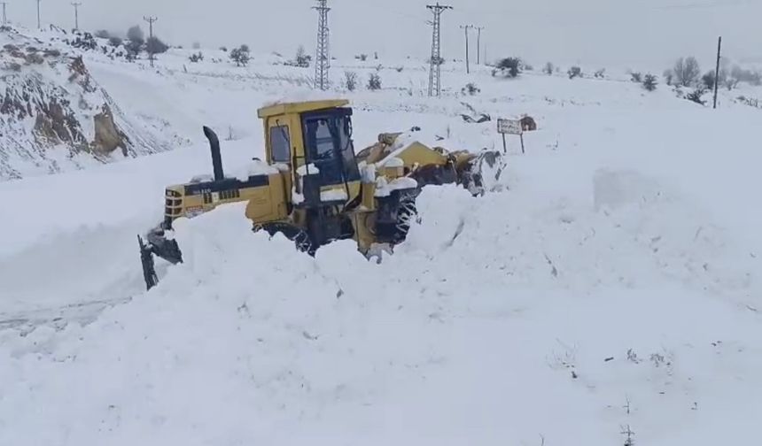 Elazığ'da 130 köy yolu açıldı, 207'sinde çalışmalar sürüyor