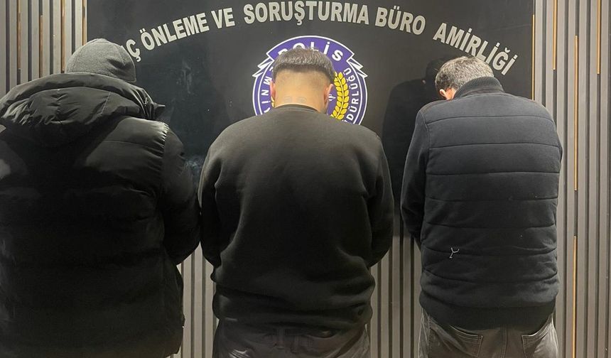 Gaziantep'te uyuşturucu operasyonu: 3 gözaltı