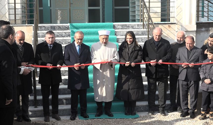 Malatya'da Kubbetü’s Sahra Camisi İbadete Açıldı