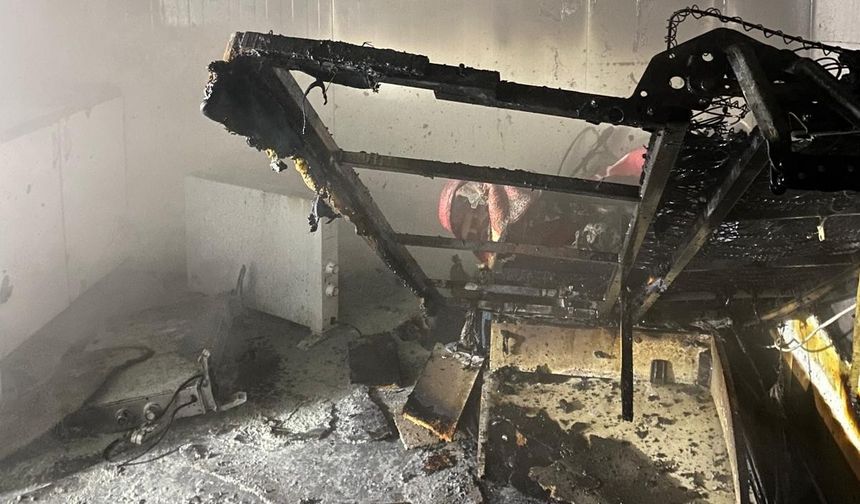 Yeşilyurt’ta Konteyner Yangını: Maddi Hasar Oluştu