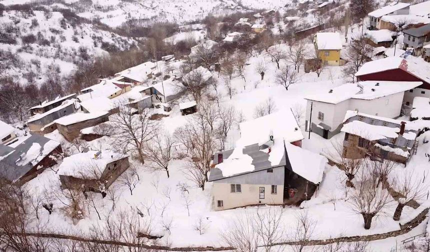 Malatya'da yoğun kar yağışı vatandaşları sevindirdi