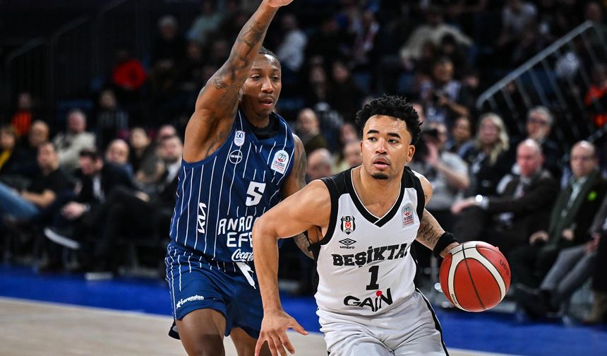 Beşiktaş GAİN, Anadolu Efes'i 91-82 yenerek Erkekler Türkiye Kupası'nda finale yükseldi